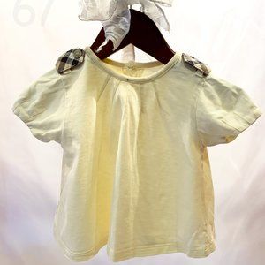 Burberry Shirt Short Sleeve - Size 6M